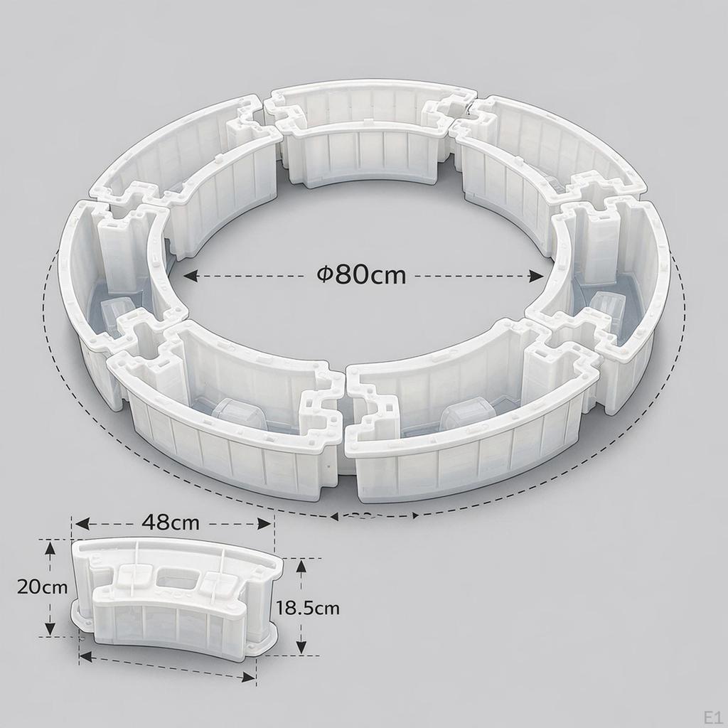 Cast Concrete , Block Models for Outdoor Paths, Garden Landscaping And Parks
