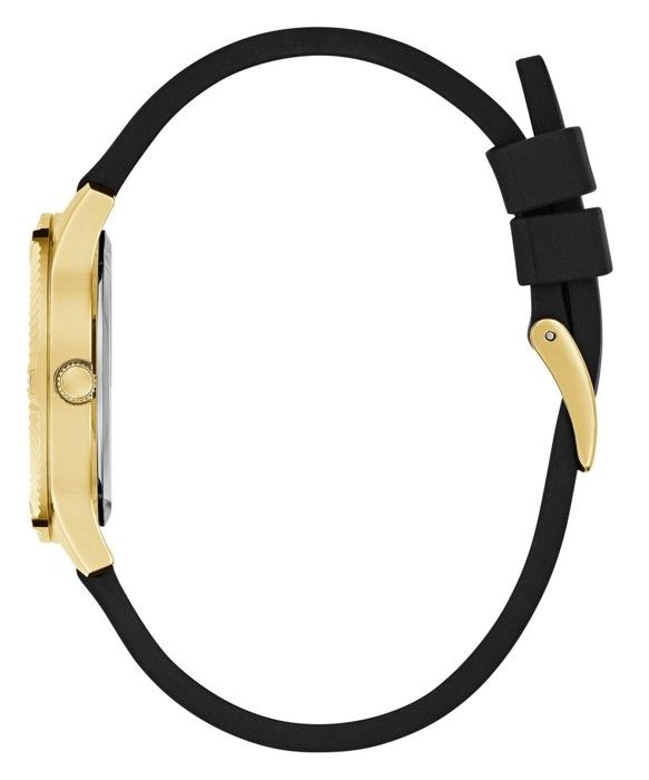 Montre - GUESS - GW0766L3 - Silicone Doré - Acier Inoxydable - Quartz Japonais