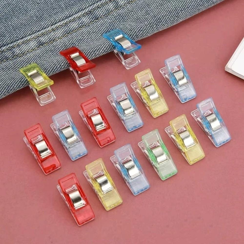 30PCS Multipurpose Sewing Clips Plastic Crocheting Clips Fabric Clips Sewing Supplies