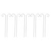 30Pcs Plant Label Hooks Holder Stainless Steel Garden Markers Stake Plant Sign for Flower Pot Bonsai 200mm