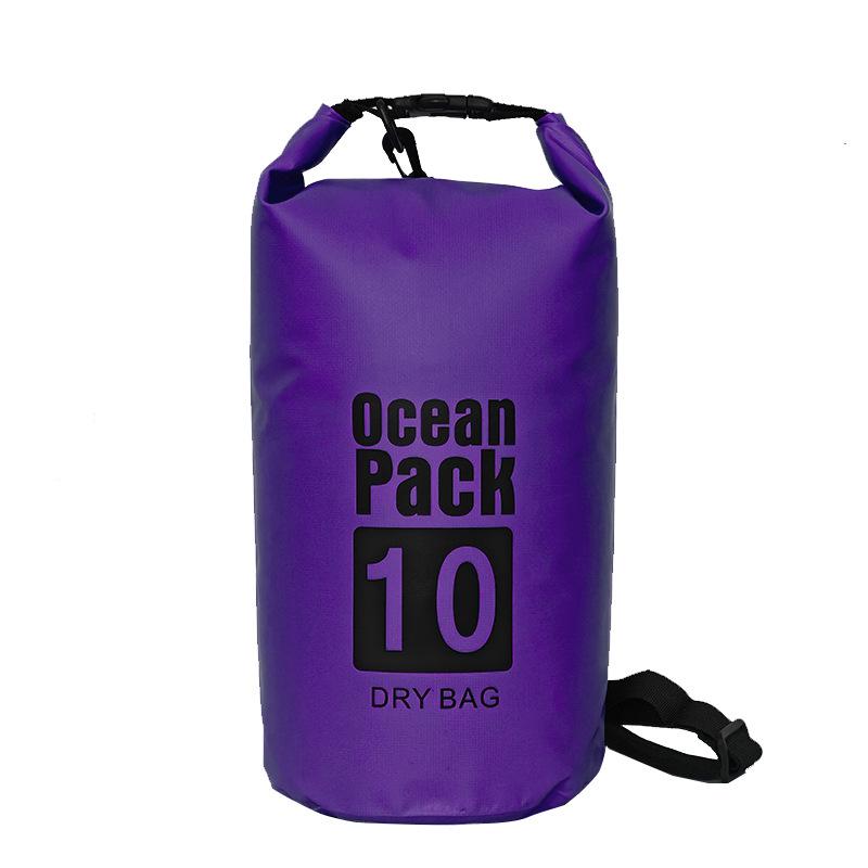 Large Capacity Waterproof PVC Backpack for Outdoor Diving, Mountaineering, and Beach Activities