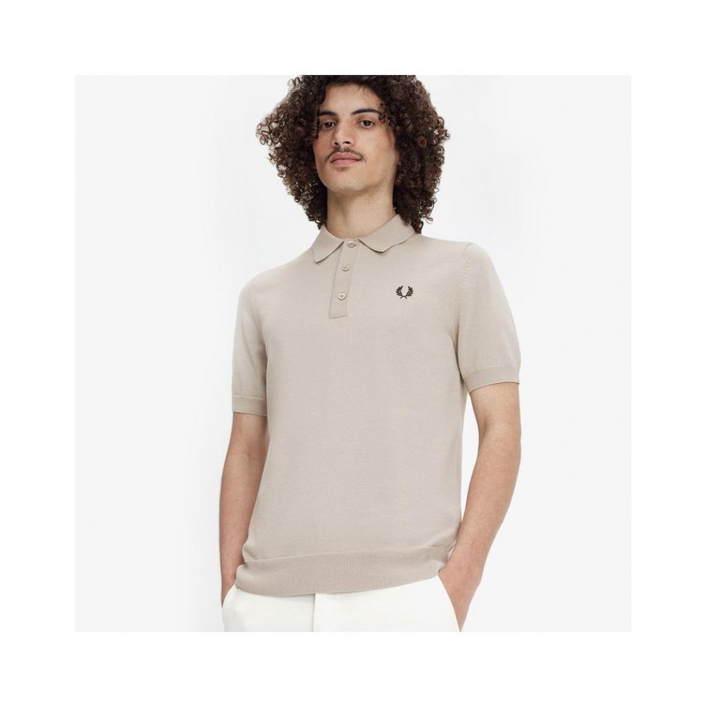 Fred Perry Classic Merino Wool Knit Shirt Afpm2417623 S56
