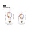 INS Macrame Rainbow Hot Air Balloon Hanging Decoration Rainbow Balloon Wall Decor for Kids Room Scandinavian Room Decor