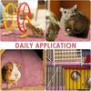 4Pcs Guinea Pig Cage Liner for Guinea Pig Cage Bedding Reusable Rabbit Mat Pad Washable Training Pad Animal Sleeping Bedding Mat