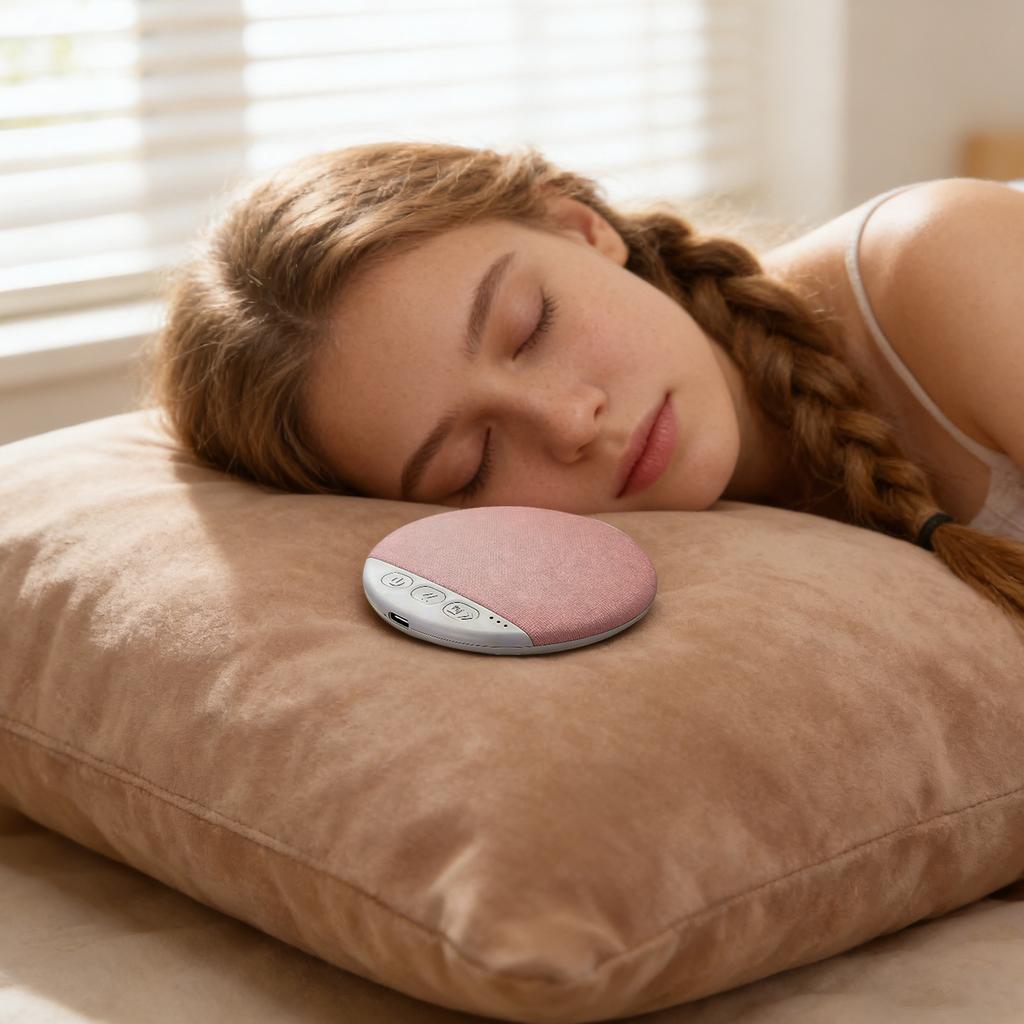 Bluetooth Sleeping Speaker Pillow For Under Pillow Speaker Bluetooth With Noise Bedside Speaker For Side Sleepers Conduction Sound Design