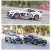 1/32 Ford Shelby GT500 Toy Car for Children Diecast Metal Miniature Model Pull Back Sound & Light Collection Gift Kid Boys