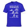 How To Be A Triathlete Funny Triathlon Gift Tshirt Discount Design Tops Tees Cotton Top Tshirts For Unisex Casual