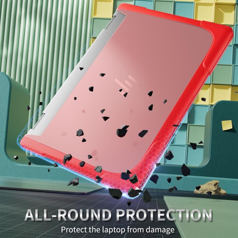 HP ENVY X360 14-inch Laptop Protective Case With Cooling Vent Anti-Slip Matte Finish Shockproof Stand Cover 2-in-1