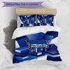 Hertha BSC FC Set Biancheria da Letto Stampato 3 Pezzi Traspirante Copripiumino con Federe Biancheria da Letto Decorativa per Camera da Letto Casa