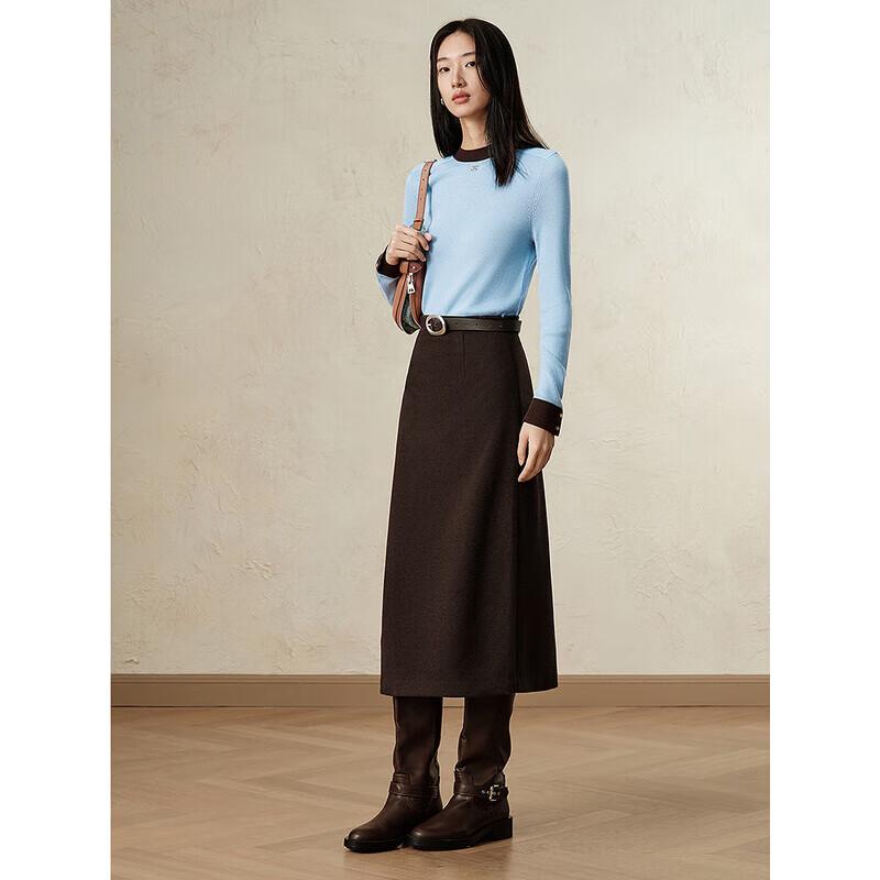 JZ ANNACO Women's 100% Wool Comfortable Knit Sweater