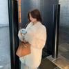 New fur coat women's autumn and winter cotton warm plush loose temperament women's coat