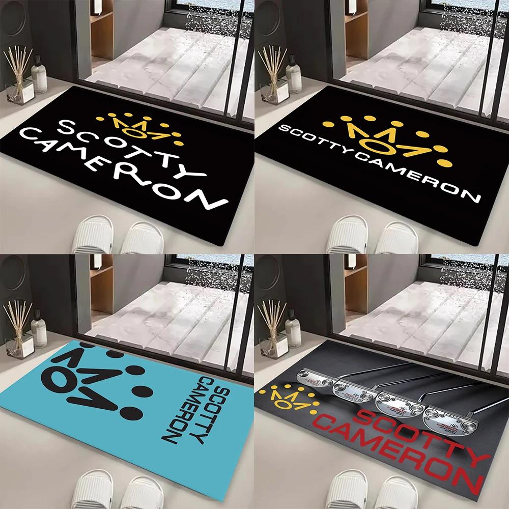 S-Scotty C-Camerons Printed Carpet Non-slip Multi Function carpet Living Room Rugs Entrance Floor mat Home Kitchen Hallway Decor