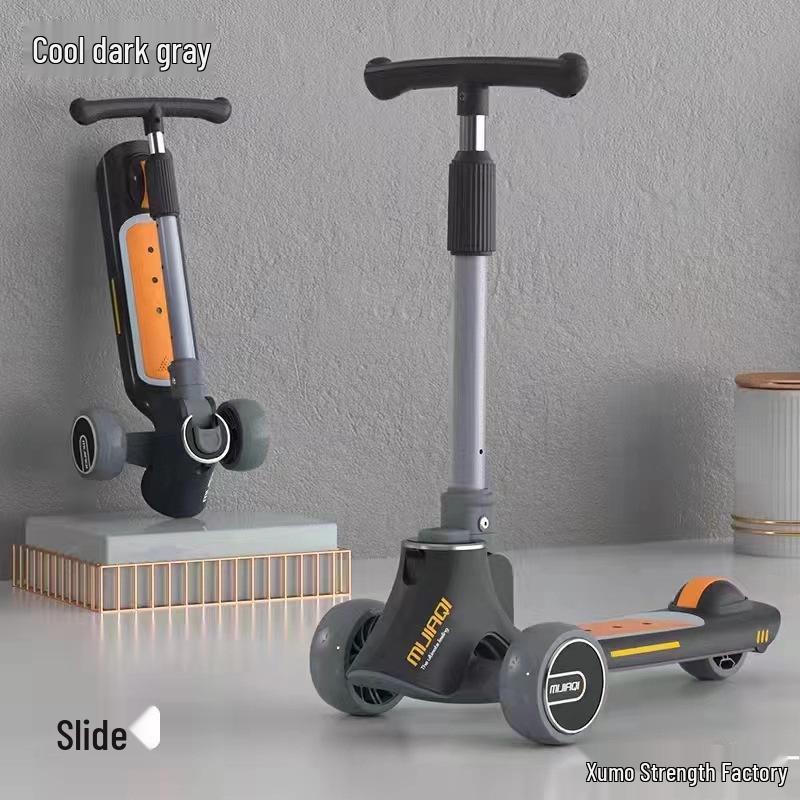 Children s 3-in-1 Foldable Ride-on Scooter/Tricycle
