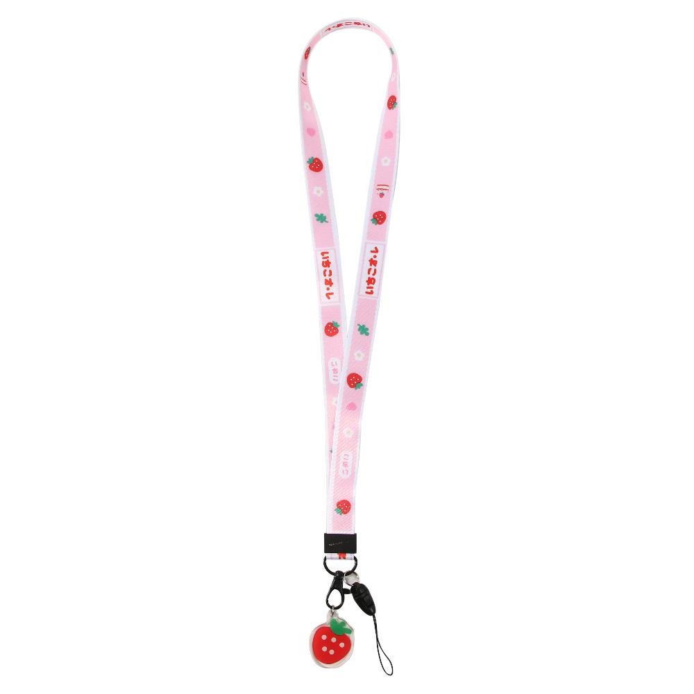 Fruit Lanyard Hang Rope Neckband Lanyard ID Card Holder Lanyard Mobile Phone Straps Keychain Lanyard Mobile Phone Accessories