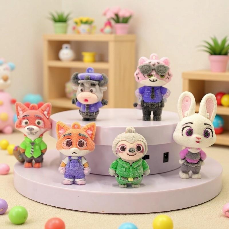 Neues 12er Set Niedliche Zootopia Blind Box Cartoon Nick Judy Charaktere Figuren Spielzeug Puppen für Fans Kinder Geburtstag Weihnachtsgeschenke