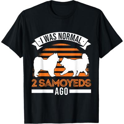 I Was Normal 2 Samoyeds Ago Samoyed T-Shirt