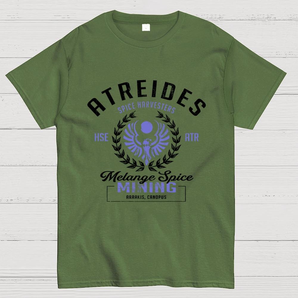 Atreides Spice Mining Unisex Cotton Summer Casual Cool Loose T-Shirt