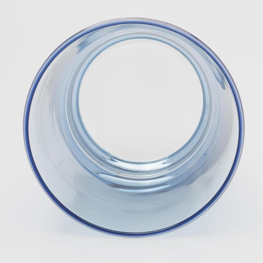 Otsuka Glass "Pinsale" Rocks Glass, Old, Large, Approx. 260ml, Blue, Made In Japan, 6740-723-4-1P