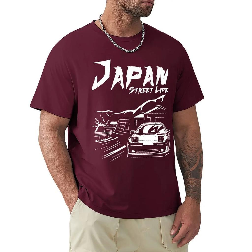 Freizeit MK3 JZA70 Jdm T-Shirt Herren Rundhals Reine Baumwolle T-Shirt Automobil Höchstgeschwindigkeit Kurzarm T-Shirt Partykleidung