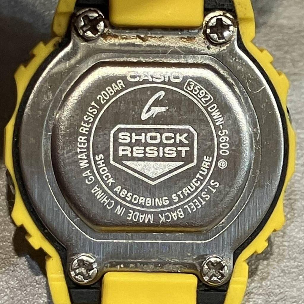 Used CASIO Watch G-SHOCK DWN-5600-9JR Ring Casio