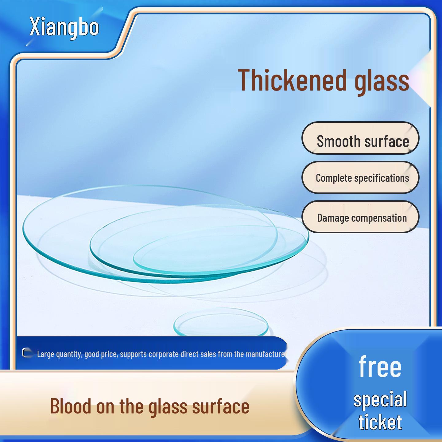 Xiang Bo Thickened Glass Petri Dishes with Lids – Transparent Laboratory Glassware (60mm, 80mm, 90mm, 100mm) 45mm Dish 1 pc