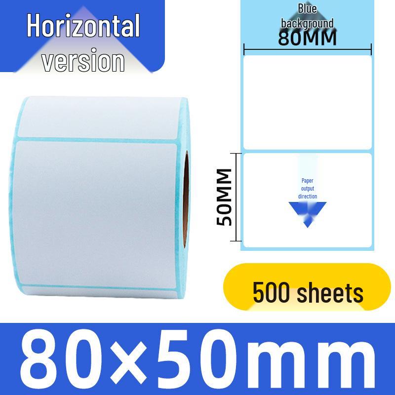 Durable 100x100 Self-Adhesive Thermal Label Paper for Supermarket Barcodes & Express Waybills