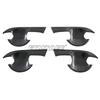 For Toyota Yaris Ativ Vois  2024 ABS Carbon Fiber Door Handle Cover Door Bowl Frame Trim Protection Sticker Accessories