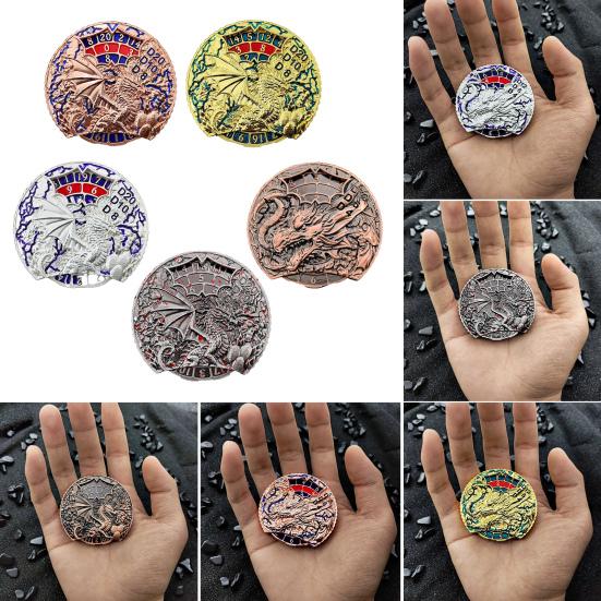 Dragon Roulette Dice Fidget Spinner Heavy Duty Zinc Alloy 7-In-1 Vintage Dragon