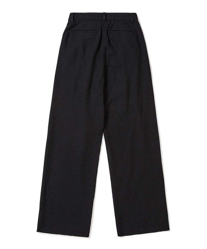 MMIC Land Slacks Nap Mix Linen_Black