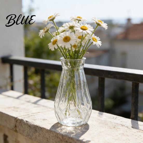 Vază transparentă pentru flori Plastic Boboc Decorativ Floare Plantă Suport elegant Piesa centrală modernă