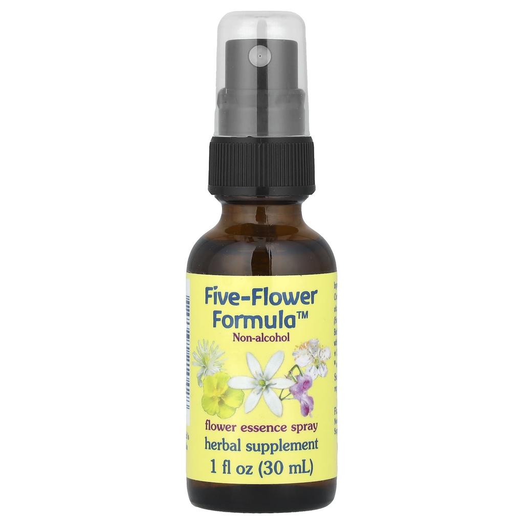 Five-Flower Formula™, Flower Essence Spray, Alcohol Free, 30 Ml (1 Fl Oz)
