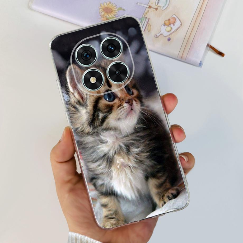 For Xiaomi Redmi Note 14 14Pro Case Coque Soft Silicone Back Cover Flower Butterfly Love Heart Clear Funda Redmi Note14 Pro Capa