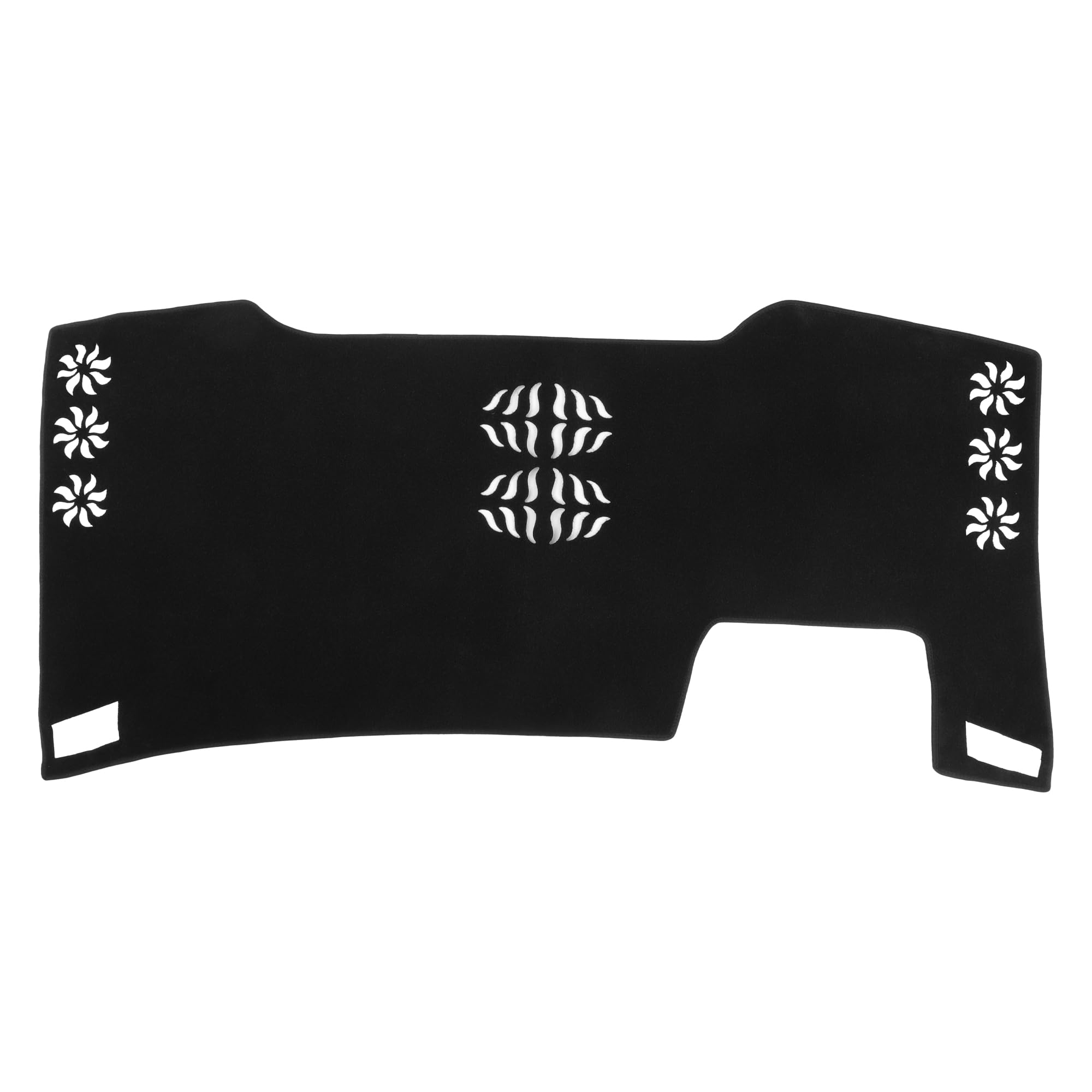 

X AUTOHAUX Dashboard Mat for Toyota Alphard 40 Series Black Protective Interior Dash Sun and (2023-Present Models), Polyester, 1-Piece Set, Mat, чёрный