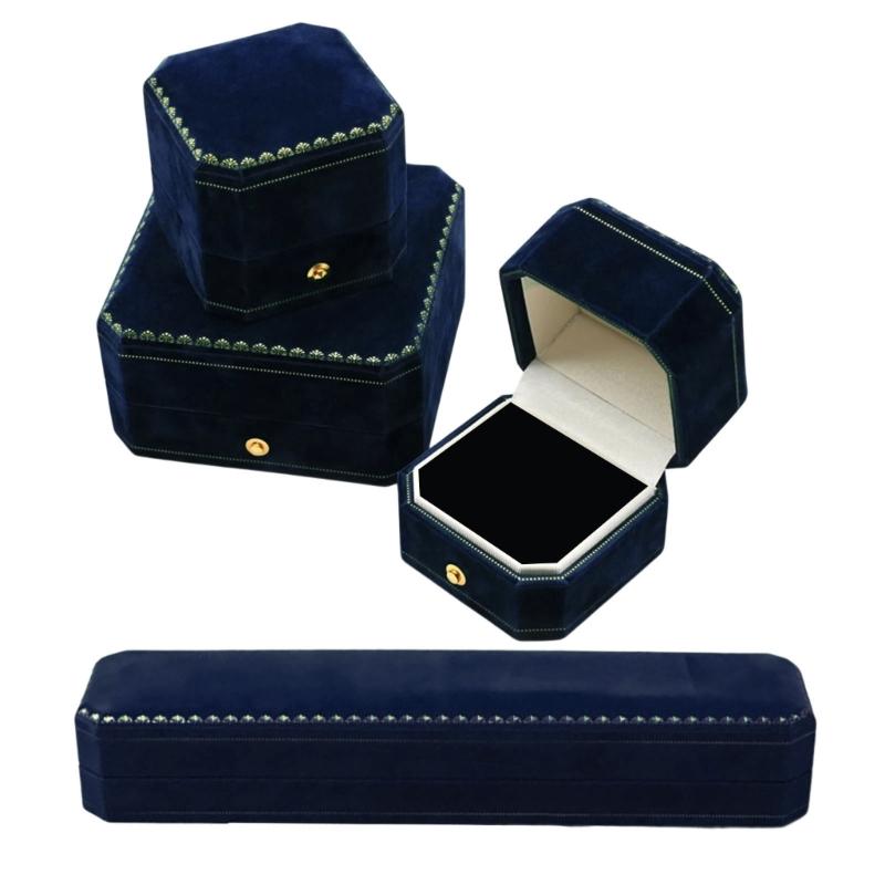 Velvets Accessory Organizer for Necklace Bracelet Ring Brooch Stylish Jewelry Storage Box Soft Lining Accessories Holder