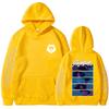 Unisex Fashion Casual Long Sleeved Round Neck Loose Plush Pullover With Rope Hoodie