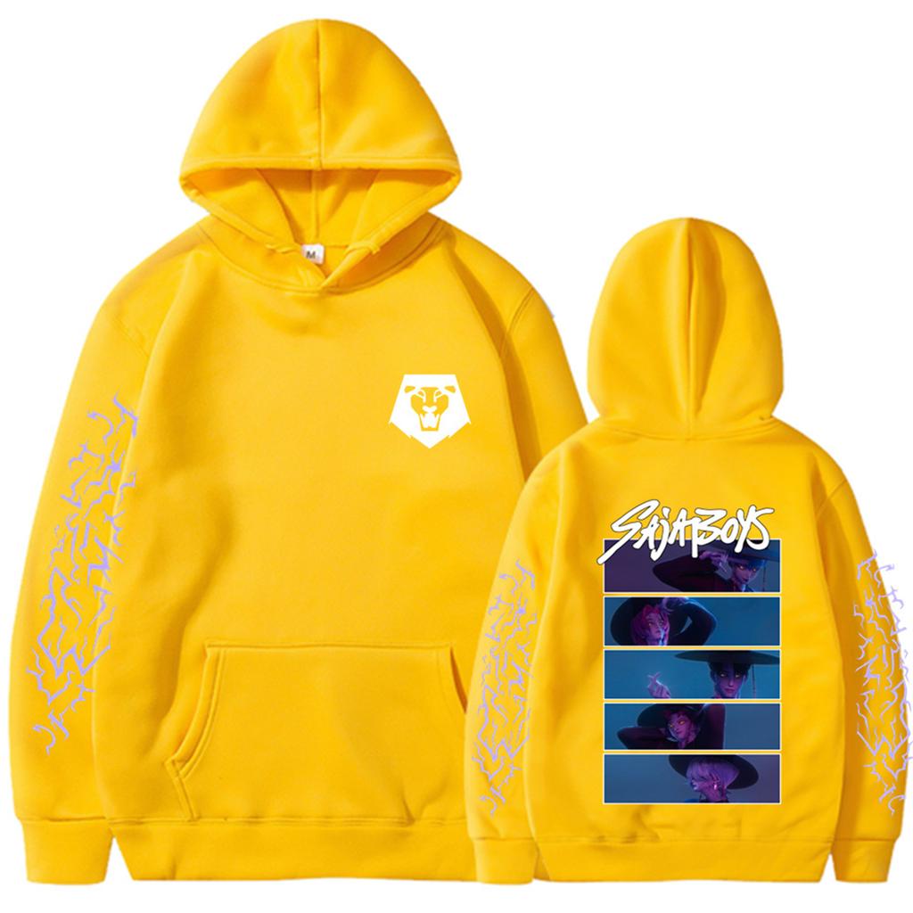 Unisex Fashion Casual Long Sleeved Round Neck Loose Plush Pullover With Rope Hoodie