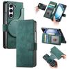 Case for Samsung Z Fold 7 6 5 4 3 Magnetic 2-in-1 Flip Cover with Card Slot and Drop Protection Tough Case Shock Proof Plain