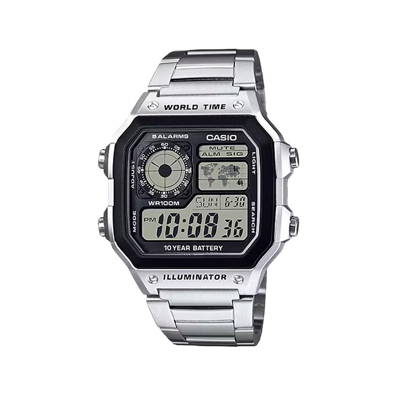 CASIO Customized watch modified series Shadow writing eye fire wheel ninja electronic movement men and women same style r AE-1200WHD-1 золотой