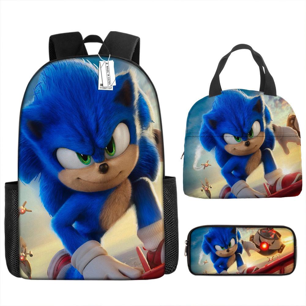 Backpack Trend Backpack Anime Large Capacity Elementary School Bag Lunch Bag