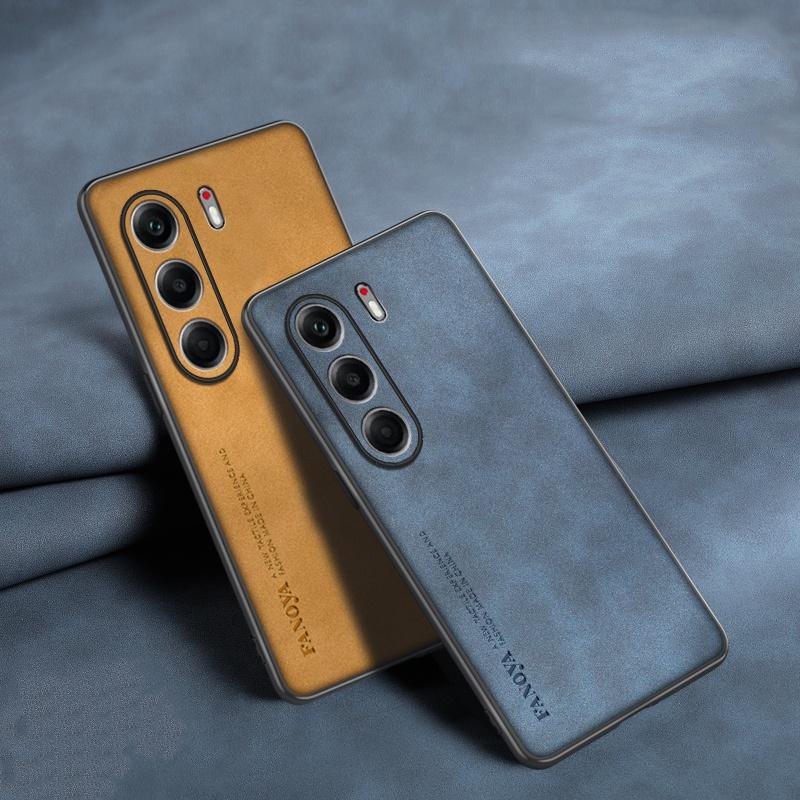 For Tecno Camon 40 Pro 5G/CM7 / Camon 40 Pro 4G/CM6 / 40 4G/CM5 Case PU Leather Skin Shockproof Hard Back Cover Case TPU Bumper