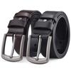 Men'S Pin Buckle Leather Belt Cowhide Belt Printable Belt