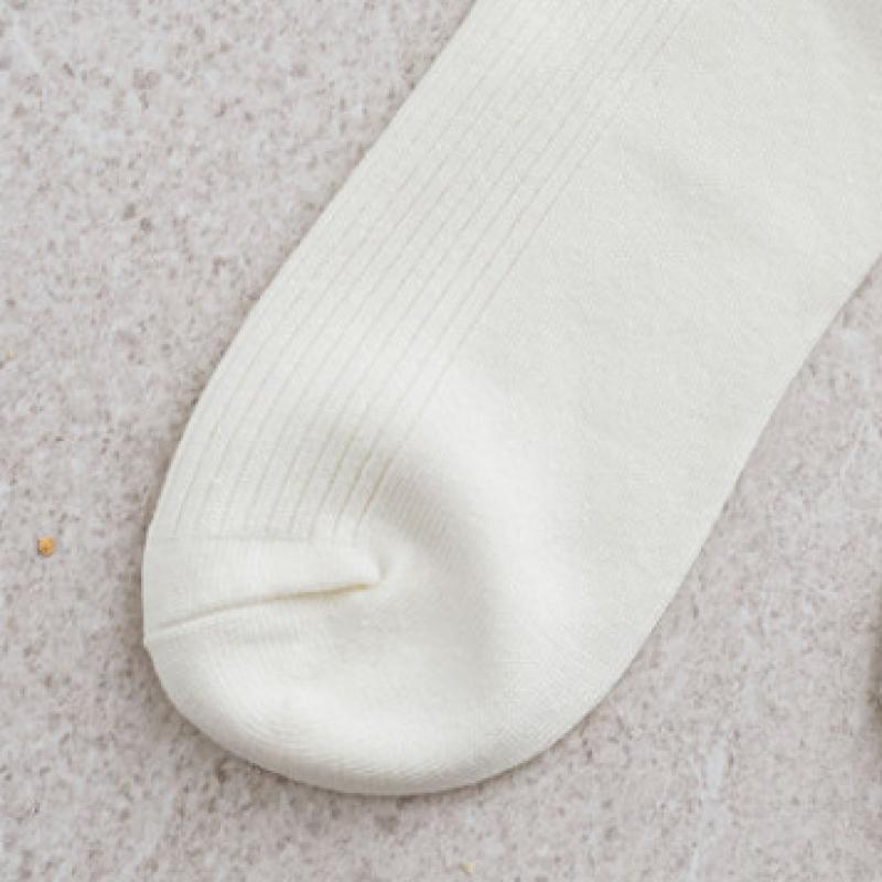 Monfoot Women S Warm Ribbed Long Neck SockS White