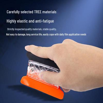 Portable Magnetic Car Film Scraper Set with Replaceable Mark-Free Rubber Strips