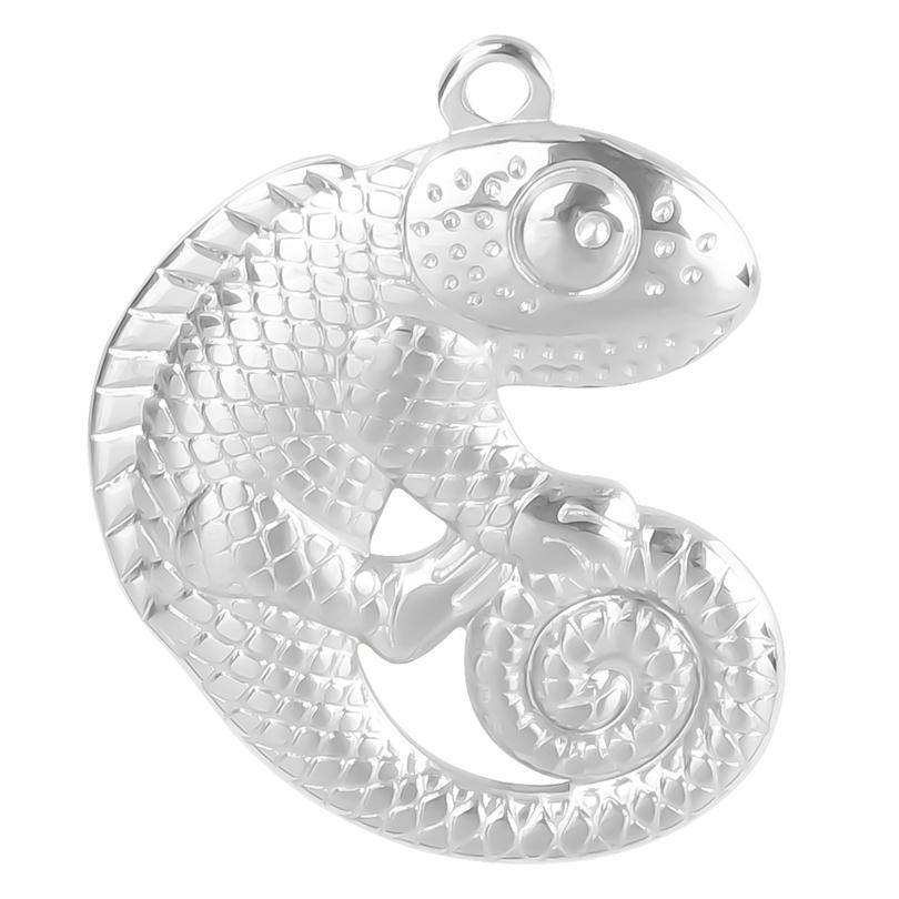 6pcs No Fade Sea Wave Shell Marine Organism Stainless Steel Charms For Jewelry Making Supplies DIY Women Men Pendant Waterproof