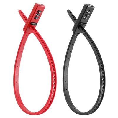 Bike Lock Zips Tie Lock Combination Bike Lock Lightweight Bicycles Lock Scooter Lock Mountain Bike Lock with Steel Cores