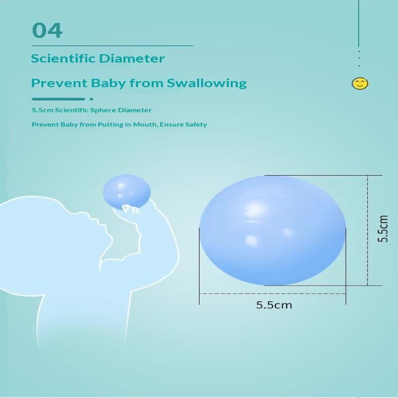 Safe Soft Ocean Balls BPA Free Colorful Plastic Play Toys for Kids Baby Ball Pit Playpen Outdoor Fun Time