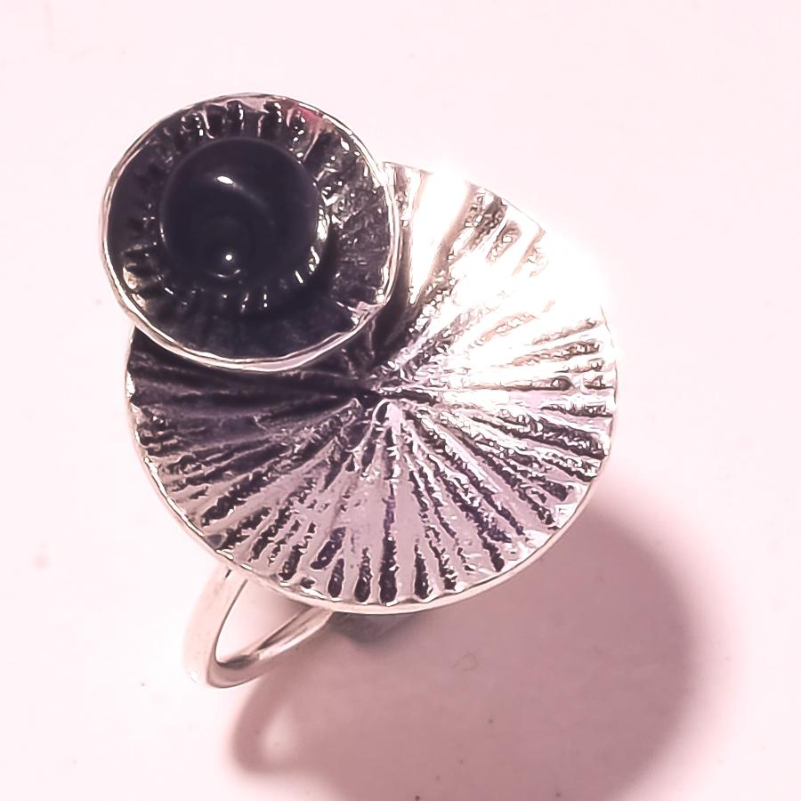 

Black Onyx Gemstone Ring Handmade Antique Design Women s Jewelry 8.50 l6W67