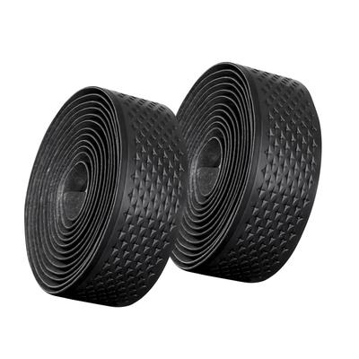 GORIX Fita de Guidão Grossa para Bicicleta de Estrada Fita de Personalização para Bicicleta de Estrada, Preto, Bicicleta, 2,6mm, Gravel, Absorvente de Choque, Aderência, Substituição, (Ativo