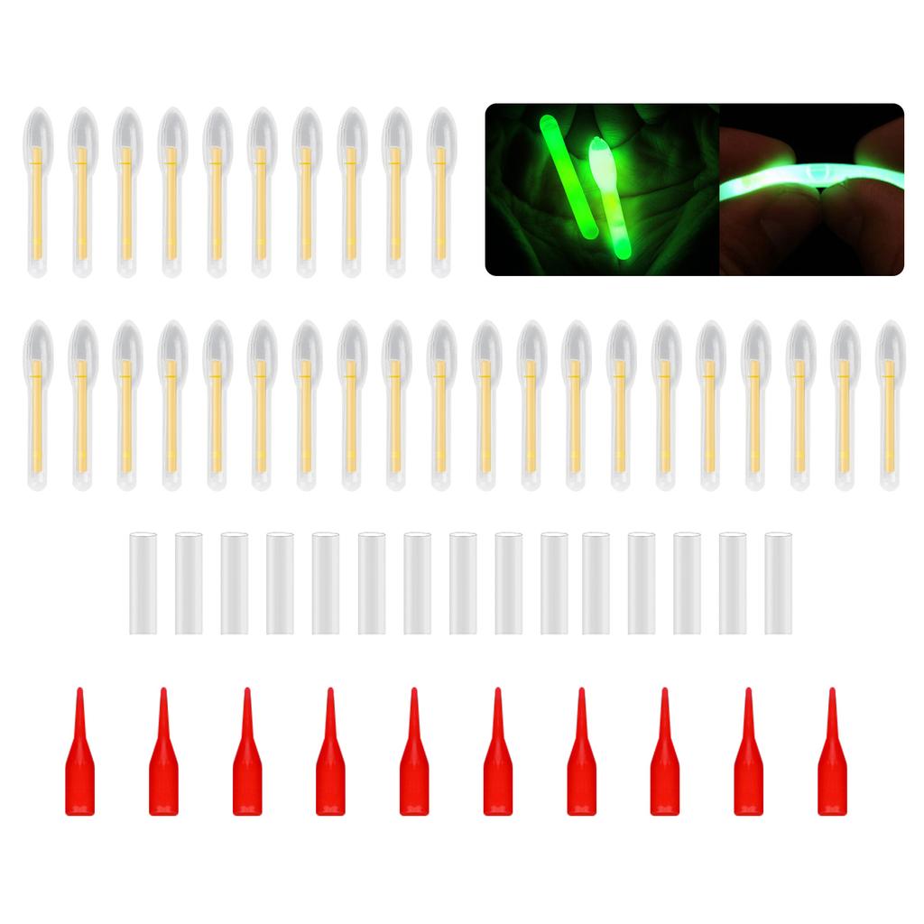 Fischerei Leuchtstab Leuchtet Spitze Leuchtende Angelrute Fihisng Grünes Fluoreszierendes Licht Rute Leuchtet Stab