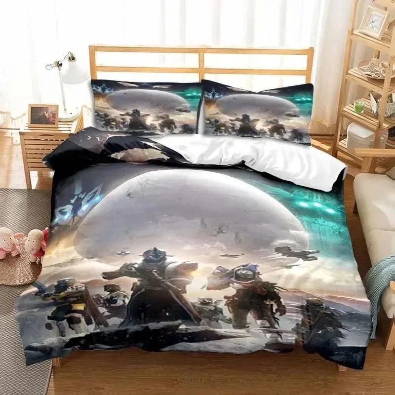 3D Printed Game Destiny Bedding Set Duvet Cover Bedroom Comforter Covers Single Twin King Size Quilt Cover Home Textile